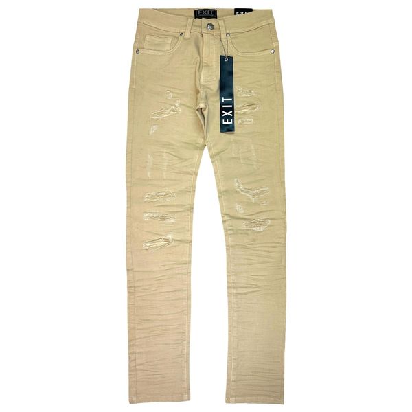 Weekender Cream Slim Fit Mens Jeans
