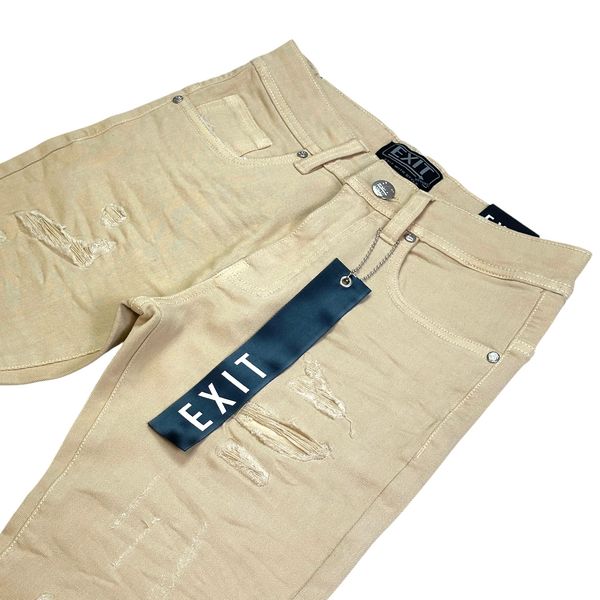 Weekender Cream Slim Fit Mens Jeans
