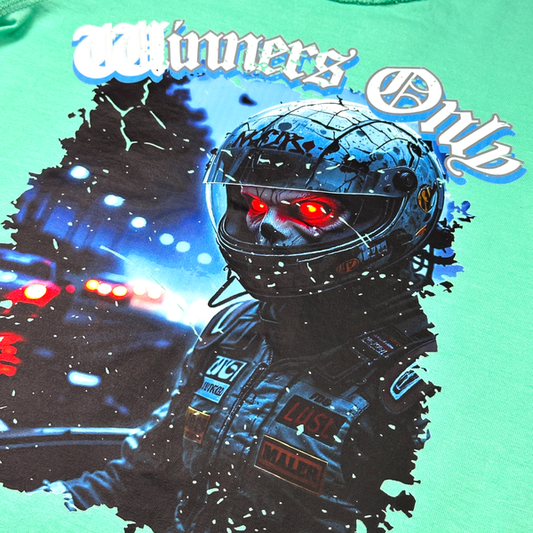 Crop RAW Winners Aqua Mint Kids Tee