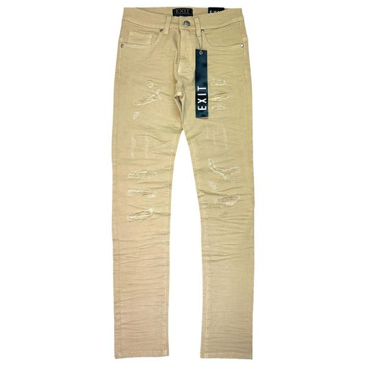 Weekender Cream Slim Fit Mens Jeans