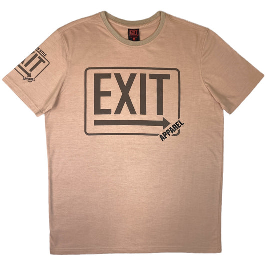 Essential Mens Tee Tan/Mocha