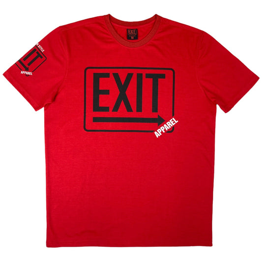 Essential Mens Tee Red/Black