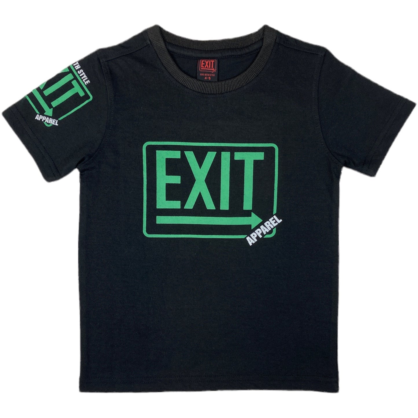 Essential Kids Tee Black/Pine