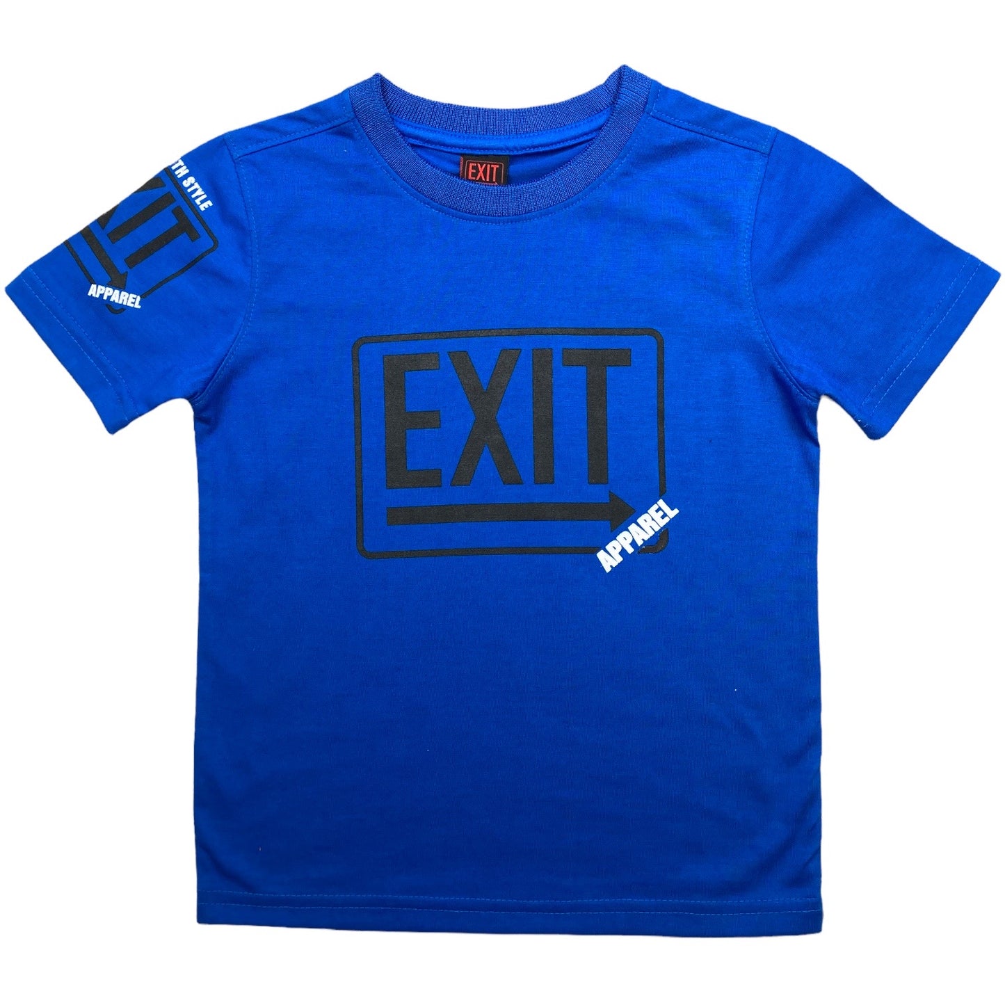 Essential Kids Tee Blue/Black