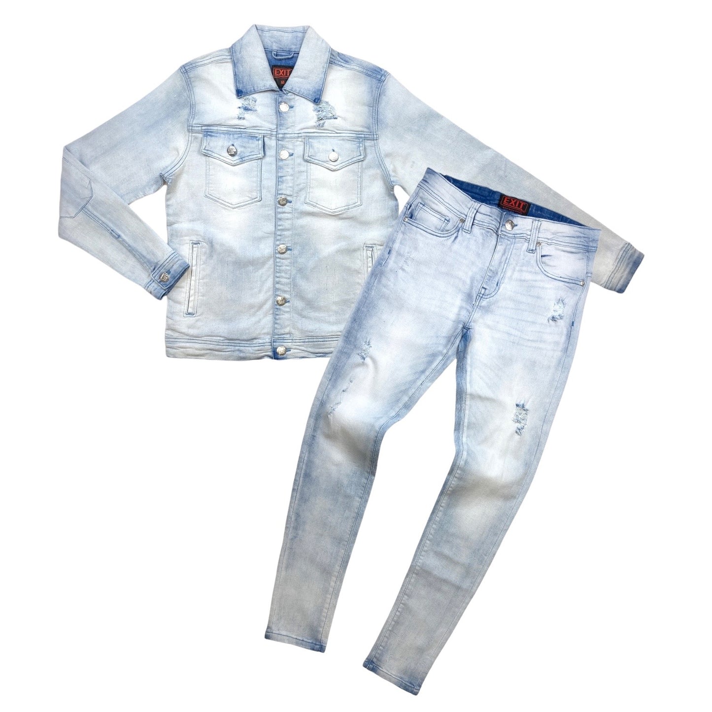 "Polar" Mens Denim Jacket Set